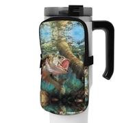 WANLON Bolsa de accesorios versátil para botella deportiva de natación, ideal para caminar, senderismo, yoga, gimnasio, resistencia al agua y a prueba de golpes, Black, M, Soporte para tarjetas de