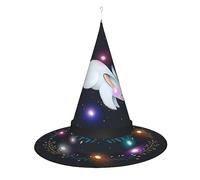 WANLON Bonito sombrero de bruja de conejo blanco, accesorio de Halloween, vestido de fiesta de disfraces, ideal para carnaval, adultos, Navidad