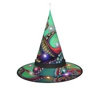 WANLON Bonito sombrero de bruja de pulpo, accesorio de Halloween, vestido de fiesta de disfraces, ideal para carnaval, adultos, Navidad