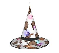 WANLON Bonito sombrero de bruja Kiwi Bird accesorio de Halloween - Vestido de fiesta de disfraces - Ideal para carnaval adultos, Navidad