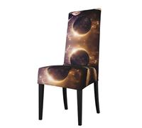WANLON Cosmic Shining Planet - Fundas elásticas para sillas de comedor, decoración de banquetes de mesa de hotel, cómodas y resistentes a las arrugas