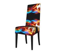 WANLON Fire Dragon Roll - Fundas elásticas para sillas de comedor, mesa de hotel, decoración de banquetes, cómodas y resistentes a las arrugas