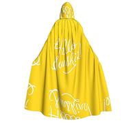 WANLON Goodlooking - Capa con capucha Hello Sunshine - Disfraz de adulto para hombre y mujer - Perfecto para cosplay, Navidad, Halloween, Pascua, carnaval