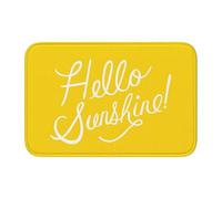 WANLON Goodlooking Hello Sunshine - Tapete con dobladillo de 40 x 60 pulgadas, versátil para uso en exteriores e interiores, perfecto para cocina, dormitorio, sala de estar