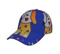WANLON Gorra de béisbol clásica Big Eye Watermelon, moderna y transpirable, perfecta para deportes, actividades al aire libre y vacaciones, Perro de dibujos animados de fantasía, Talla única