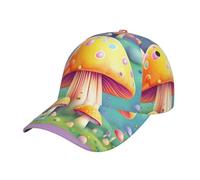 WANLON Gorra de béisbol clásica Big Eye Watermelon, moderna y transpirable, perfecta para deportes, actividades al aire libre y vacaciones, Fantasy Dream Mushroom, Talla única