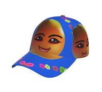WANLON Gorra de béisbol clásica Big Eye Watermelon, moderna y transpirable, perfecta para deportes, actividades al aire libre y vacaciones, Pera amarilla sonriente, Talla única