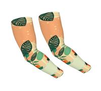 WANLON Green Turtleback - Mangas de enfriamiento unisex - Mangas elásticas de seda de hielo con protección solar, ideal para correr al aire libre, ciclismo