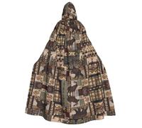 WANLON Lodge Bear - Capa con capucha de ciervo para hombre y mujer, perfecta para cosplay, Navidad, Halloween, Pascua, carnaval