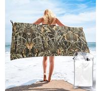 WANLON Lost Yellow & Green - Juego de toallas de baño de microfibra de algodón suave y altamente absorbente para baño, playa y fitness