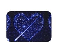 WANLON Shooting Star - Tapete con dobladillo de corazón de 40 x 60 pulgadas, versátil para uso en exteriores e interiores, perfecto para cocina, dormitorio, sala de estar