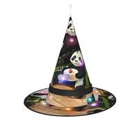 WANLON Sombrero de bruja para padre e hijo, accesorio de Halloween, vestido de fiesta de disfraces, ideal para carnaval, adultos, Navidad
