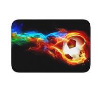 WANLON Tapete de fútbol Fire Dragon Roll de 40 x 60 pulgadas, versátil para uso en exteriores e interiores, perfecto para cocina, dormitorio, sala de estar