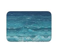 WANLON The Deep Blue Sea Hem Mat 40x60 - Felpudo versátil para uso en exteriores e interiores, perfecto para cocina, dormitorio, sala de estar