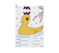 WANLON Toalla de golf Little Yellow Duck - Toalla de gimnasio suave y absorbente para golf, correr, yoga y más, secado rápido y conveniente