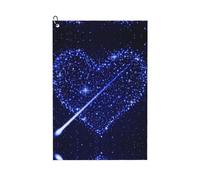 WANLON Toalla de golf Shooting Star Heart - Toalla de gimnasio suave y absorbente para golf, correr, yoga y más, secado rápido y conveniente