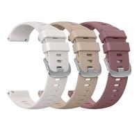 Wanme 3 Piezas Correas para Xiaomi Redmi Watch 5 Active/Redmi Watch 5 Lite para Mujer y Hombre, Correa de Reloj de Silicona Duradera, Pulseras de Repuesto Deportiva Impermeable