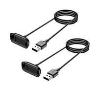 Wanme Cargador por Fitbit Inspire 3, paquete de 2 cables de carga USB, soporte de repuesto en silicona solo para Inspire 3