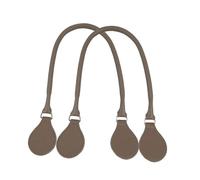 WanMing 1 par de Correas de Cuero con Asas largas y Cortas para Bolso de Mano O Bag, Redondas y concisas, con Hebilla en D para Bolso de Mano clásico Mini Obag para Mujer