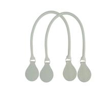 WanMing 1 par de Correas de Cuero con Asas largas y Cortas para Bolso de Mano O Bag, Redondas y concisas, con Hebilla en D para Bolso de Mano clásico Mini Obag para Mujer