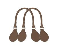 WanMing 1 par de Correas de Cuero con Asas largas y Cortas para Bolso de Mano O Bag, Redondas y concisas, con Hebilla en D para Bolso de Mano clásico Mini Obag para Mujer