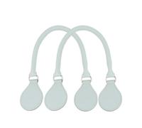 WanMing 1 par de Correas de Cuero con Asas largas y Cortas para Bolso de Mano O Bag, Redondas y concisas, con Hebilla en D para Bolso de Mano clásico Mini Obag para Mujer