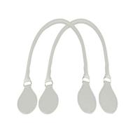 WanMing 1 par de Correas de Cuero con Asas largas y Cortas para Bolso de Mano O Bag, Redondas y concisas, con Hebilla en D para Bolso de Mano clásico Mini Obag para Mujer
