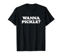 Wanna Pickle? Funny Cute Pickleball Dink Team 80s Retro Camiseta