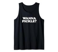 Wanna Pickle? Funny Cute Pickleball Dink Team 80s Retro Camiseta sin Mangas