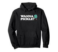 Wanna Pickle? Funny Cute Pickleball Dink Team 80s Retro Sudadera con Capucha