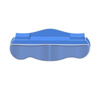 Wannen - Protección contra salpicaduras para el almacenamiento de juguetes para niños Bathtub, protección contra salpicaduras de ataque de bañera para niños | Contiene 4 bolsas de malla y un área de
