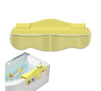 Wannen - Protección contra salpicaduras para el almacenamiento de juguetes para niños Bathtub, protección contra salpicaduras de ataque de bañera para niños | Contiene 4 bolsas de malla y un área de