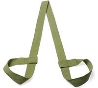 WannGe Correa de arnés duradera para esterilla de yoga, correa de transporte para esterilla de yoga, Verde militar, talla única