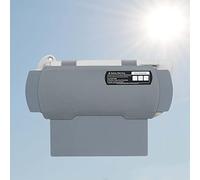 WANPOOL - Extensor para Visera Parasol de Coche, persiana, Protector Solar antirreflejante para Conductor o Pasajero del Asiento Delantero, 1 Unidad, Gris