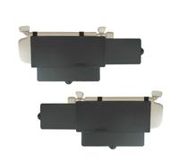 WANPOOL Parasol para Visera de Coche, Visera antirreflejos, Extensor de Parasol para Asiento Delantero, Conductor y Pasajero, 2 Piezas (Negro)
