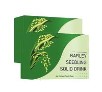 Wanrentang Barley Seedling Powder, Wanrentang Barley Grass Juice Powder Organic - 20Bags/Box (2Boxes)