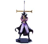 WANSHI One Piece Dracule Mihawk Figure, 28 cm Mihawk PVC Anime Estatua de Debout Modelo Auto Oficina Juguete Decorativo para los Fans D'Anime