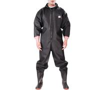 Wansiman Vadeador con Sombrero,Vadeadores de Pesca con Botas,Pantalones de Vadeo Todo el Cuerpo,Impermeable,Transpirables,Unisexo,Hombre Mujeres,para Aguas,Kits de Seguridad Laboral,Pesca Caza