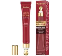 Wansiven Crema para ojos con cafeína, Suero antienvejecimiento para debajo del contorno, hidratante antiarrugas con ácido hialurónico y niacinamida y cafeína para hombres y mujeres 20 g
