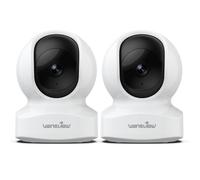 wansview Camara Vigilancia WiFi Interior - 2K Camaras Vigilancia Domicilio WiFi 360° para Perros, Seguimiento del Movimiento, Detección de Humano, Grabación Continua, Audio Bidireccional