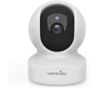 wansview Camara Vigilancia WiFi Interior - 2K Camaras Vigilancia Domicilio WiFi, Alerta de Movimiento, Compatible con Alexa, Audio Bidireccional para Bebe, Mascotas, Color Blanco