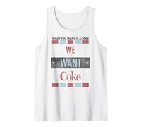 Want Coke is What Camiseta sin Mangas