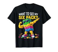 Want To See MY Six Pack Funny Blocks Bricks Master Builder Camiseta