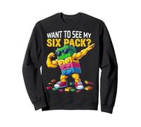 Want To See MY Six Pack Funny Blocks Bricks Master Builder Sudadera