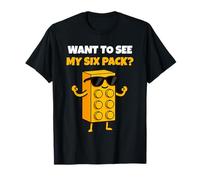 Want To See My Six Pack Funny Bricks Lover Master Builder Camiseta