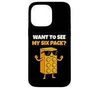 Want To See My Six Pack Funny Bricks Lover Master Builder Carcasa para iPhone 14 Pro MAX