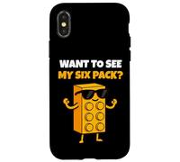 Want To See My Six Pack Funny Bricks Lover Master Builder Carcasa para iPhone X/XS