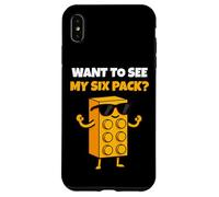Want To See My Six Pack Funny Bricks Lover Master Builder Carcasa para iPhone XS MAX