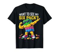 Want To See My Six Pack Funny Kids Boys Master Builder Camiseta
