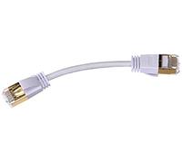 wantecWire 7113 Extra Fina Patch Cable con Top Calidad Color Blanco